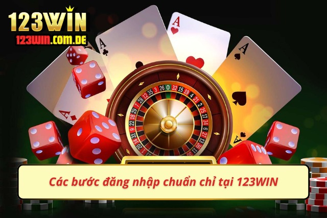Các bước đăng nhập vào 123WIN kèm mô tả chi tiết